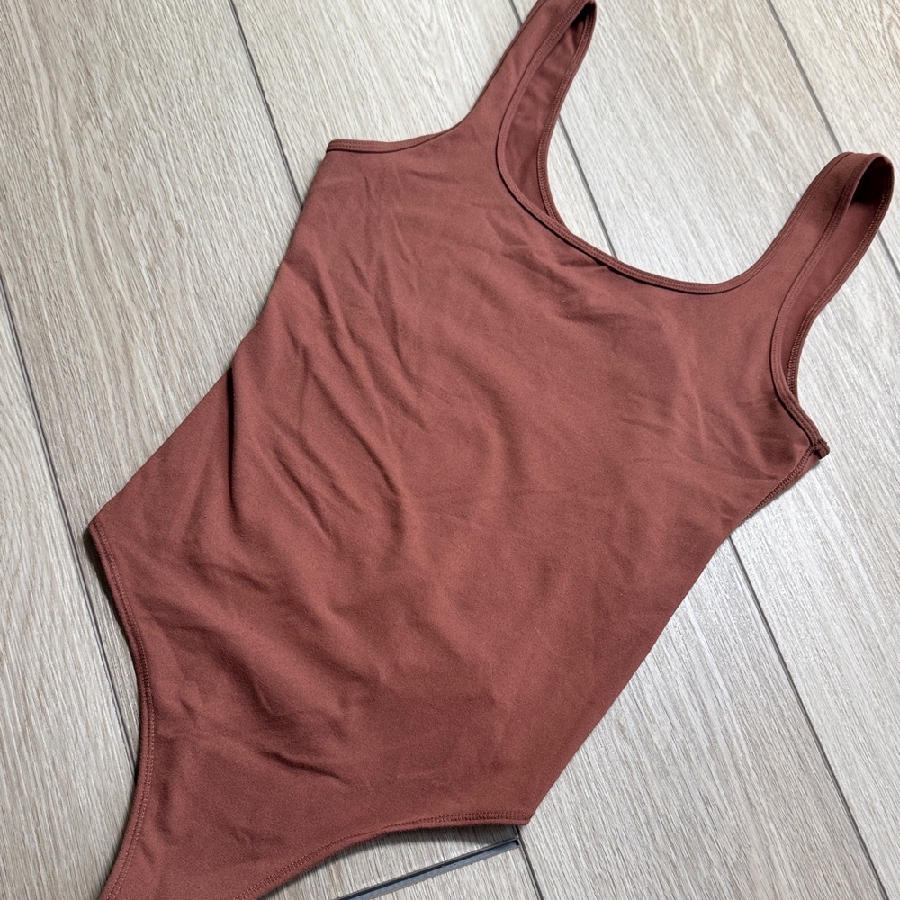 Abercrombie & Fitch Soft A&F Collection Brown Body Suit Size S|Basic Fall
